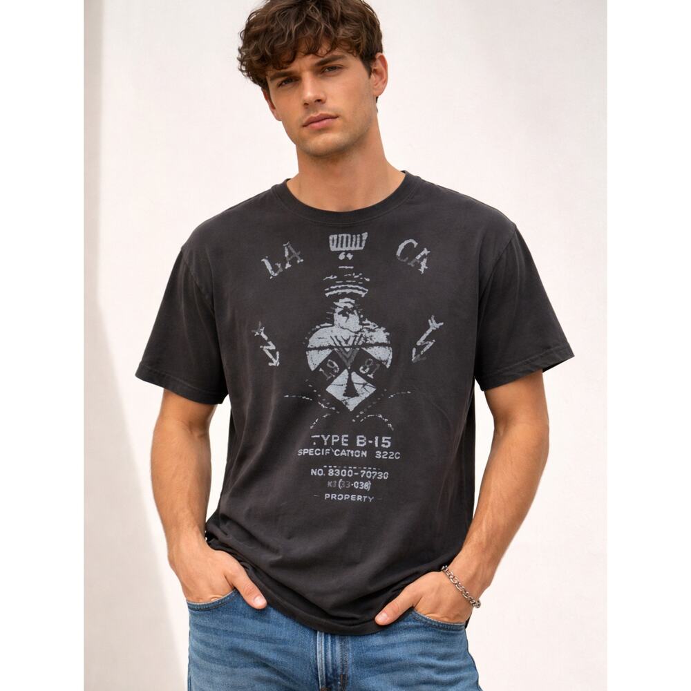 Vintage Graphic GUESS Men's Short Sleeve Indie Sleaze T-Shirt Sz L